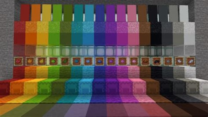 How many colors are in minecraft