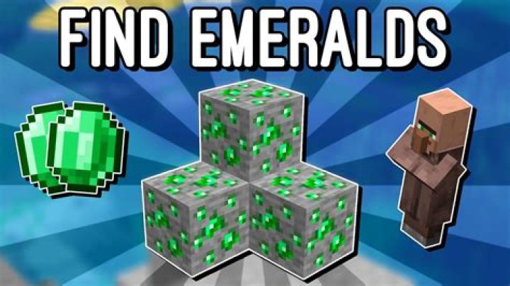 How to find emeralds in minecraft