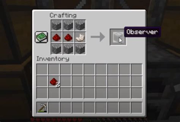 How to make an observer minecraft