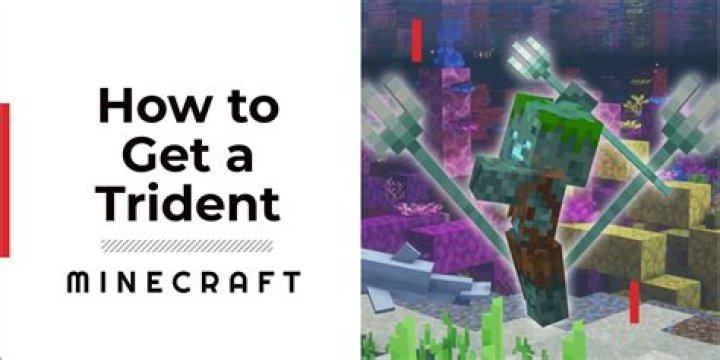 Minecraft how to get a trident