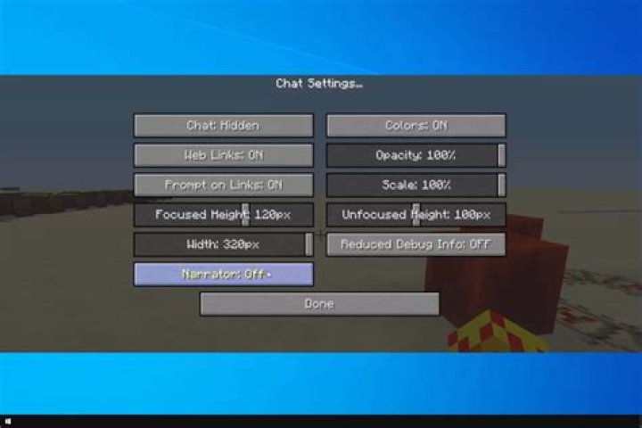 Minecraft how to turn off narrator