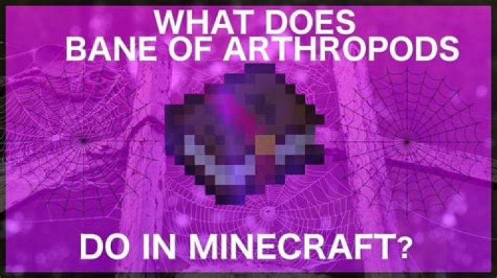 What is bane of arthropods minecraft