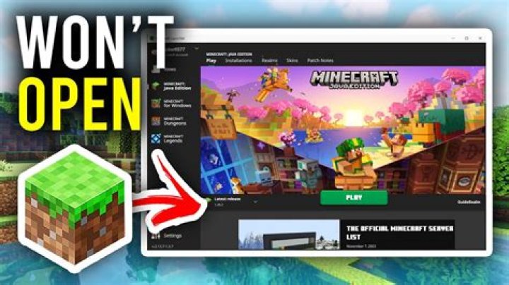 Why wont my minecraft launcher open